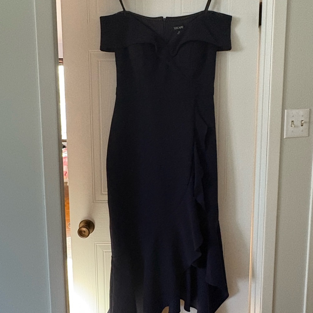 Xscape Off-Shoulder Dress